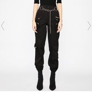 Jogger Cargo Pants with Zipper Pockets